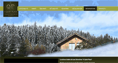 Desktop Screenshot of locations-chalets-luxe-gerardmer.com