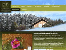 Tablet Screenshot of locations-chalets-luxe-gerardmer.com